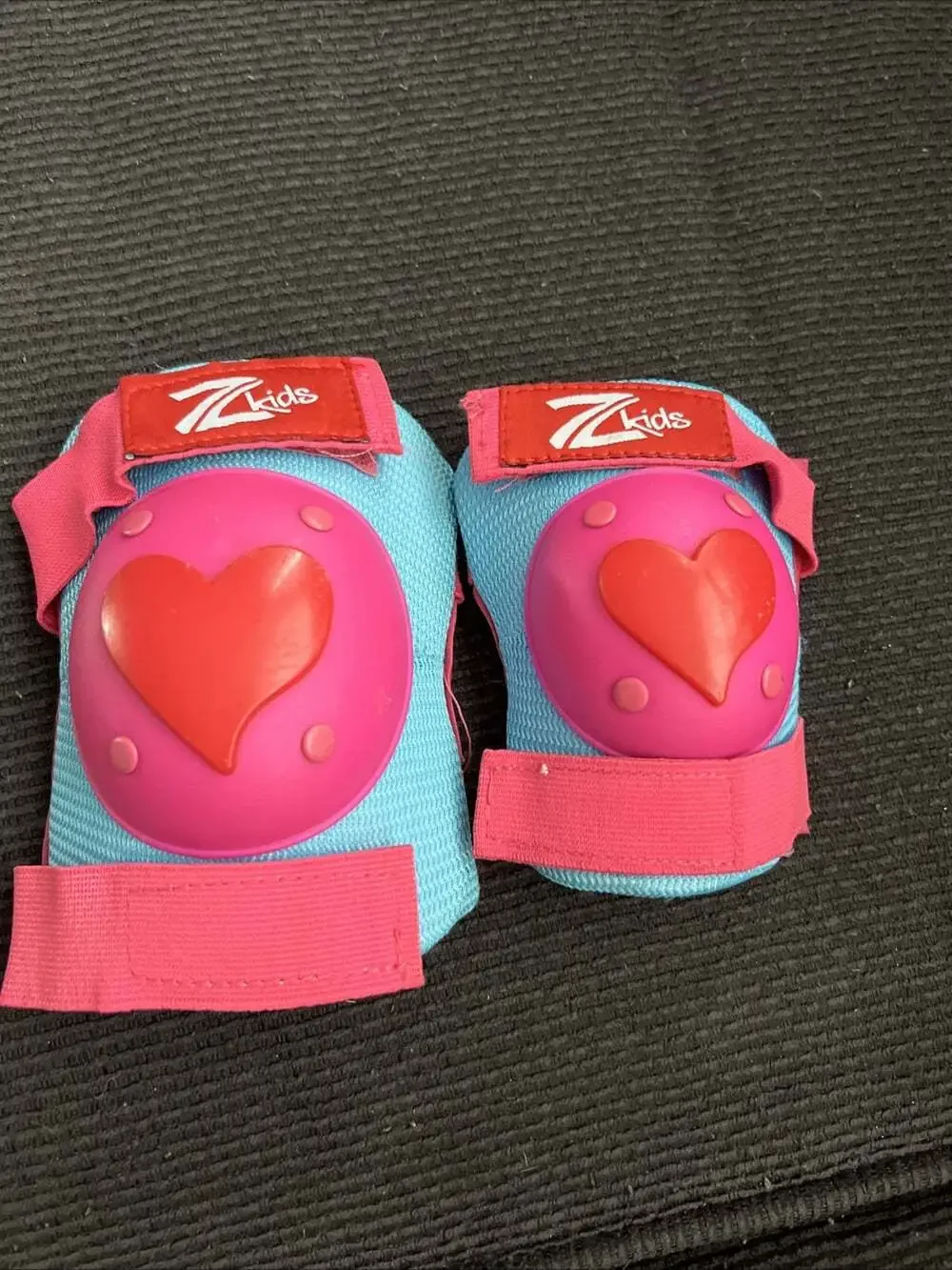 ZKids Knee Elbow Pad Set Protective Gear Ages 3-7 Pink Knee & Elbows